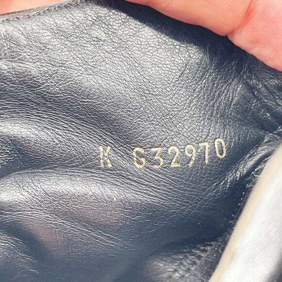 Chanel Black Lambskin Leather Quilted Pearl Moto Short Boot Bootie size EU 37C - Picture 14 of 16